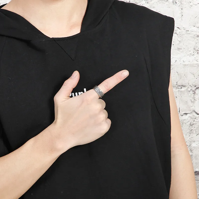 Personalized Punk Style Ring Stainless Steel Men's Jewelry
