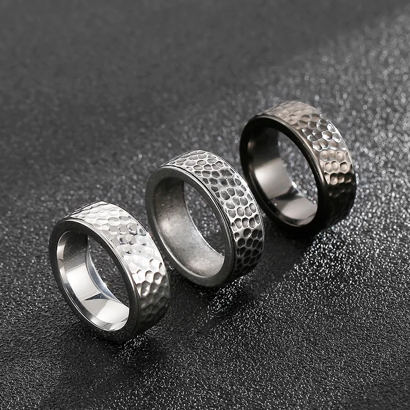 Personalized Punk Style Ring Stainless Steel Men's Jewelry