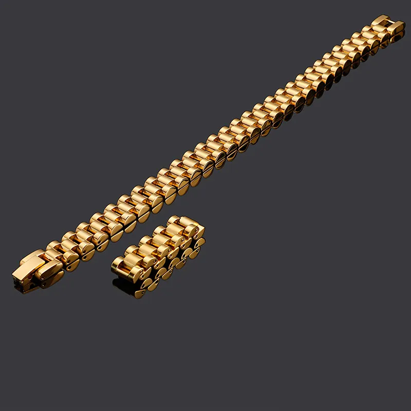 Wholesale Korean Trendy Minimalist Stainless Steel Watch Bracelet, Personalized Business Style Classic Men's Ring Accessory