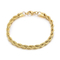 Fashion Stainless Steel Spiral Pattern Multi-Size Twist Chain Lobster Clasp Couple Bracelet