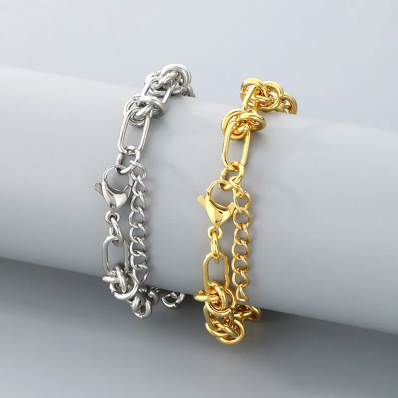 Stainless Steel Personalized Bracelet Suitable for Women's Daily Jewelry Wear