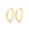 Trendy and Fashionable Stainless Steel Classic Curved Circular Temperament Girl Earrings Jewelry
