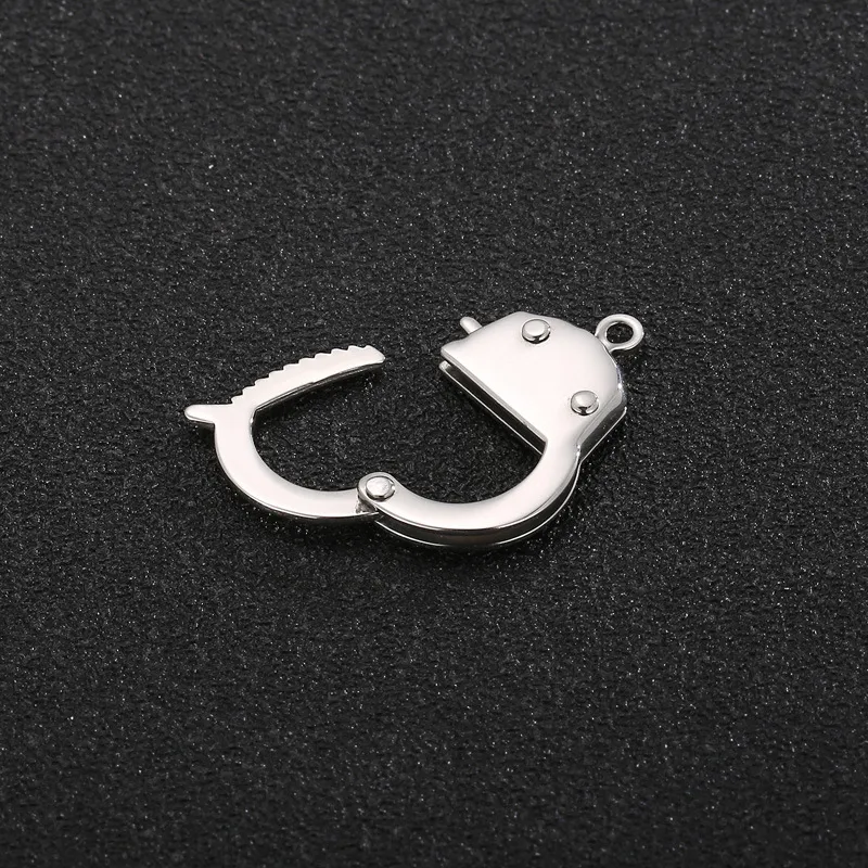 Stainless Steel Jewelry Accessories, Handcuffs Shaped Bracelets, Necklaces, Connecting Buckles