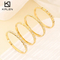 European and American Popular Fashion High-End Starry Stainless Steel Bracelet for Women 18K Gold Plated Bangles