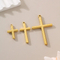 DIY Jewelry Fashion Accessories Simple Smooth Cross Pendant
