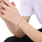 Ins European American Stainless Steel Rhombus Bracelet Minimalist Personalized Jewelry Accessories Wholesale