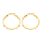 Vintage-Inspired Plain Large Hoop Earrings in Durable Stainless Steel