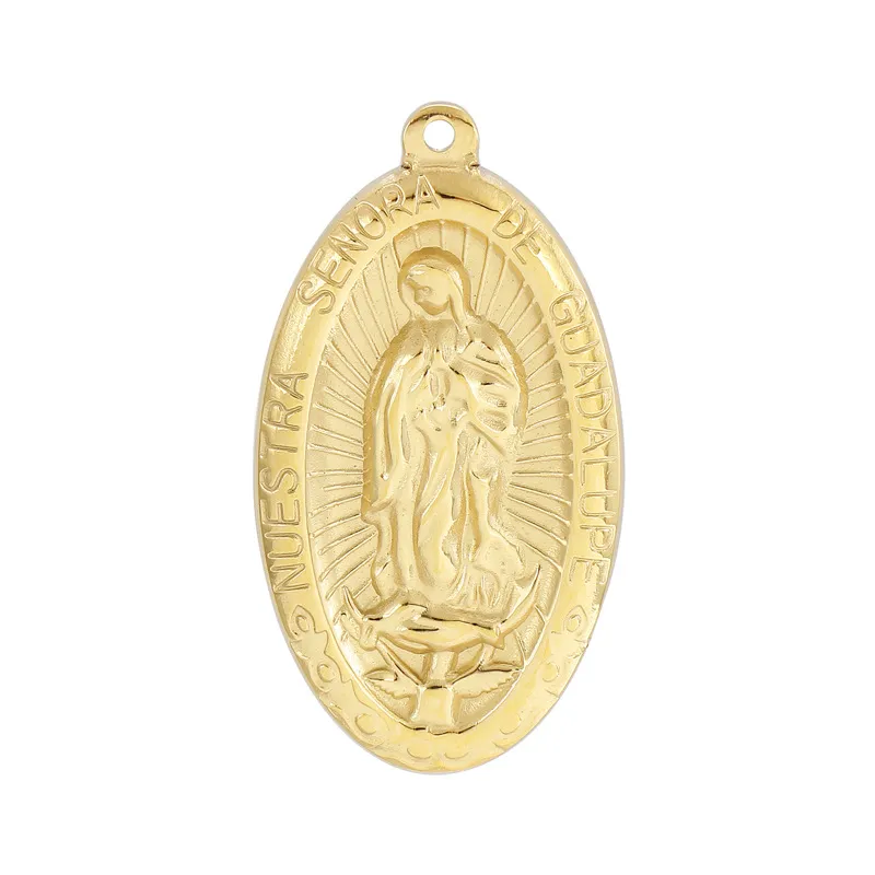 Stainless Steel Jewelry Accessories, Virgin Mary Hang Tag