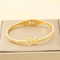 Stainless Steel Bangle with Butterfly Element Jewelry Suitable for Daily Wear
