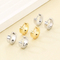 Classic Curved Small Hoop Huggie Earrings 18K Gold Plated Minimalist Stainless Steel Earrings