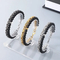 Handmade DIY Double-Layer Bracelet Punk Fashion Stainless Steel Men's Bracelet Accessories