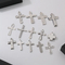 Stainless Steel Cross Pendant DIY Necklace Bracelet Earrings Cross Accessories
