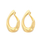 Fashionable Stainless Steel Multi Style Hollow Geometric Irregular Temperament Girl Earrings Jewelry Wholesale