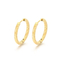 Korean Elegant Rhombus Stainless Steel Hoop Huggie Earrings Minimalist Unisex Jewelry