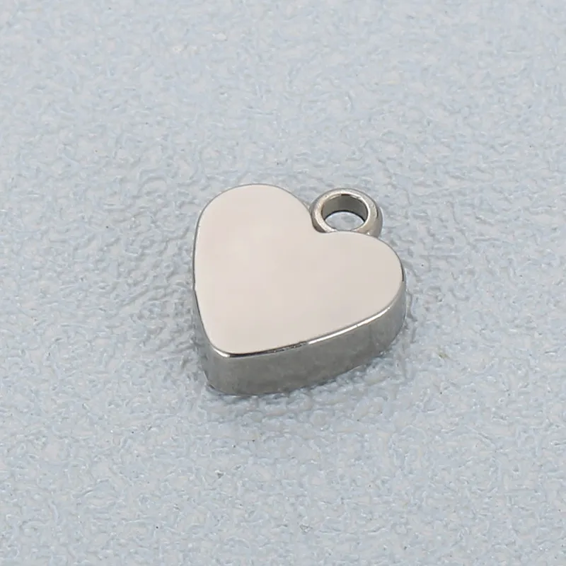 Stainless Steel Heart-Shaped DIY Jewelry Accessories Rhinestone Holder