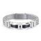 Fashion Creative Chain Stainless Steel Men's Magnetic Buckle Gold Plated Zircon Bracelet