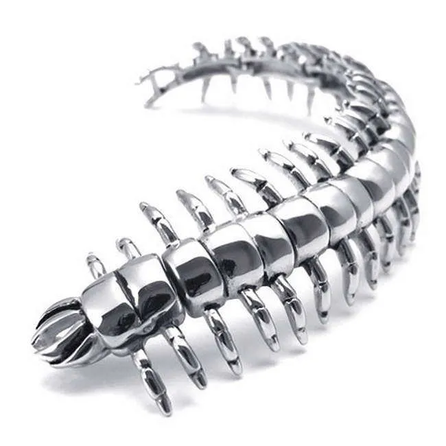 Kalen Jewelry, Foreign Trade Jewelry, Original Foreign Trade Men's Bracelet, Titanium Steel, Zoo Centipede Bracelet