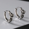 Design Inspired Earrings, Men's and Women's Personalized Fashion, Retro Rose Stainless Steel Earrings Accessories