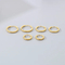 Stainless Steel Jewelry Coil Earrings Suitable for Both Men and Women for Daily Wear