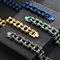18mm European and American Men's Motorcycle Chain, Hip-Hop and Rock Style, Personalized Stainless Steel Men's Bicycle Chain Bracelet