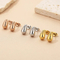 Trendy 11X6mm Stainless Steel Teardrop Earrings for Resale