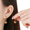 High Quality Stainless Steel Small Round Ball Temperament Women's Earrings Jewelry Wholesale