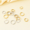 European Ins Striped Plain Round Stainless Steel Huggie Earrings Unisex Versatile Hoops Earrings