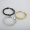 Steel Jewelry 18K Gold Dual Color Men's Women's Universal Stainless Steel Bracelet