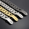 Fashion Multi-Color Minimalist Retro Stainless Steel Men's Thick Cuban Bracelet