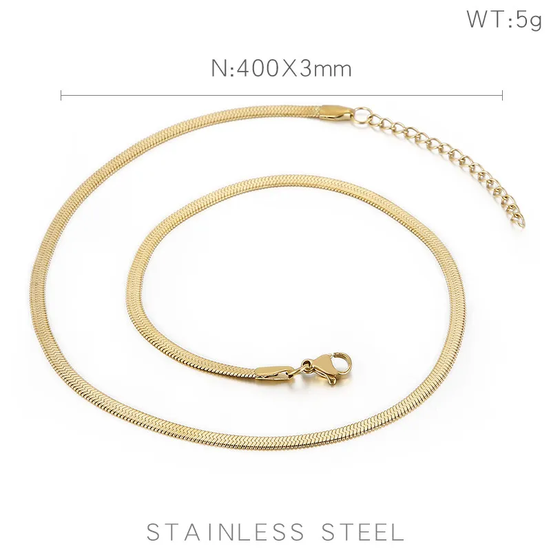 European and American Creative Personalized Chain Bracelet Stainless Steel Cool Style Women's Short Blade Chain Necklace