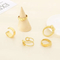 Creative Vintage Adjustable Ring Exquisite Wide Polished Laserable Stainless Steel Ring Wholesale