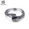 Hot Sale Gothic Vintage Fashion Jewelry Stainless Steel Snake Shape Adjustable Ring