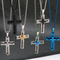 Fashion Stainless Steel Jewelry Cross Pendant Religious Men's Necklace Pendant