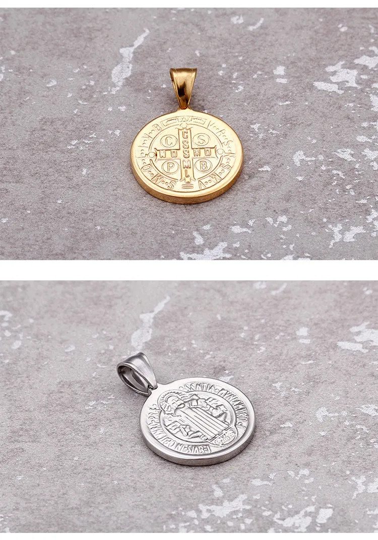European American Fashion Personalized Stainless Steel Minimalist Men's Pendant DIY Necklace