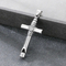 Creative Breathing Whistle Can Blow and Decompress Pendant, Exaggerated Blackening Ghost Head Cross Stainless Steel Men's Pendant