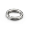 Modern Fashion Couple Round Rings in Stainless Steel with Zircon Crystals
