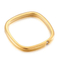 Chic Plain Square Ring with Diamonds for Couples - Perfect for Index Finger