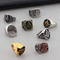 Vintage Freemasons Series Men's Jewelry Punk Stylish Stainless Steel Ring