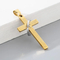Stainless Steel Jewelry Cross Scripture Pendant Necklace for Both Men and Women