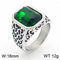 Vintage Viking Court Style Luxury Fashion Jewelry-Inlaid Carved Stainless Steel Men's Ring
