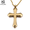 Fashion Stainless Steel Unisex Simple Religious Necklace Cross Jewelry Pendant
