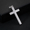 Stainless Steel Simple Cross Necklace Charm Stainless Steel Jewelry Pendant