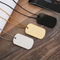 Rectangular Dog Tag Stainless Steel Round Bead Chain Necklace Pendant for Logo