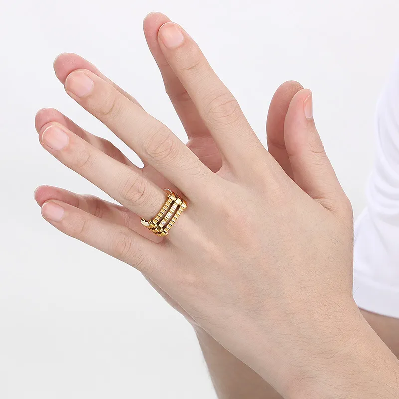 Stainless Steel Jewelry Fashion Ring Suitable for Daily Wear