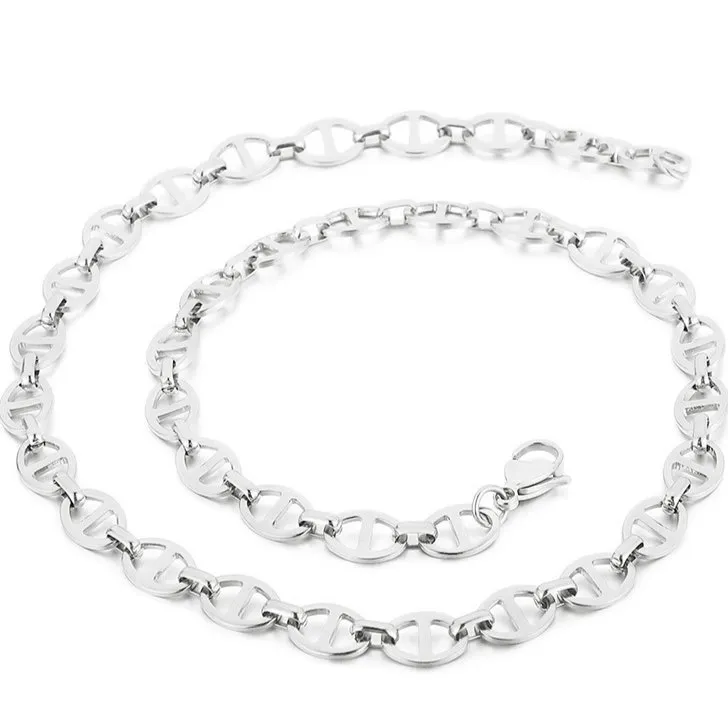 Minimalist Stainless Steel Chain Necklace for Stylish Women