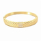 Trendy Diamond-Encrusted Stainless Steel 8K Gold-Plated Buckle Bracelet for Women Jewelry