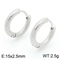 Fashion Stainless Steel Creative Dragon Pattern Embossed Circle Earrings Jewelry Wholesale