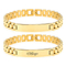 Stylish Adjustable Stainless Steel Couple Wide Watches Bracelets Bangles