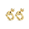 Modern Elegant Stud Earrings with Unique Double-Hoop Style