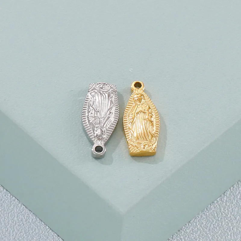 Stainless Steel Jewelry Accessories, Virgin Mary Hang Tag